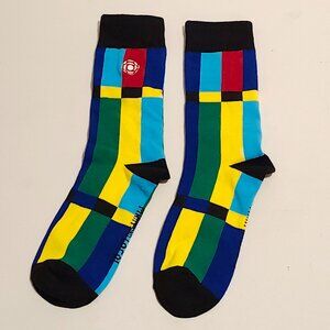 CBC Please Stand By Test Pattern CBC Socks BNWOT Main and Local